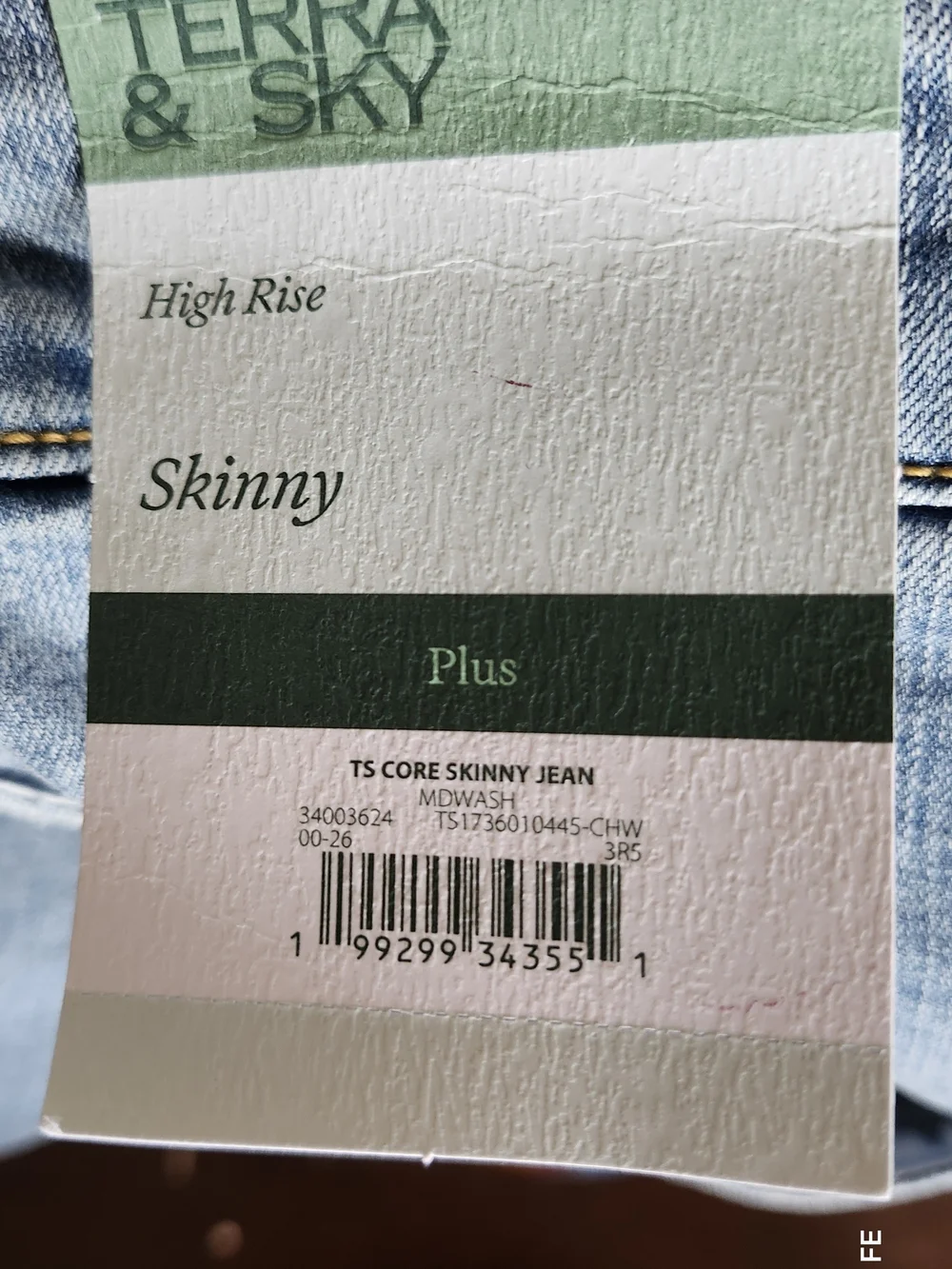 Terra & Sky Light Blue Skinny Jeans